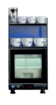 GAGGIA La Radiosa - 5L-Kühlschrank mit Glasfront + Tassenwärmer